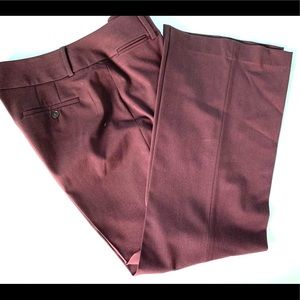 LOFT Julie Maroon Pants R2048